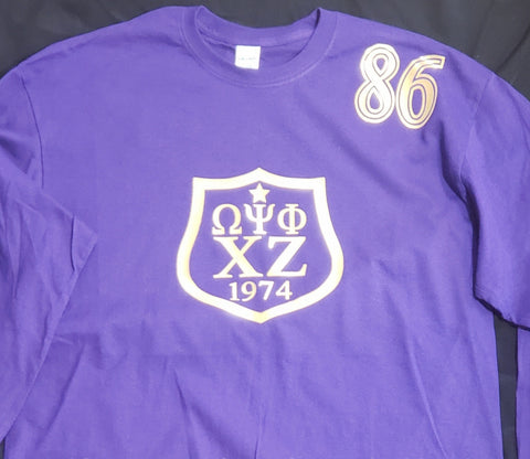 XZ Chapter Shield with Pledge Year