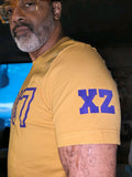 Pledge Year Custom Short Sleeve Tee - Old Gold