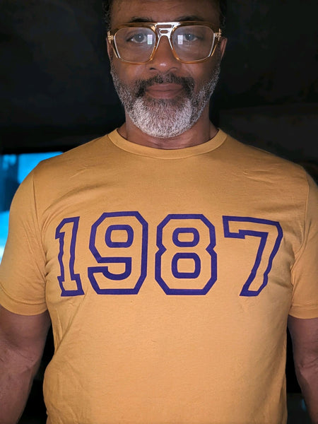 Pledge Year Custom Short Sleeve Tee - Old Gold