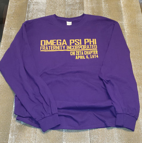 Royal Purple Chapter Tag Shirt